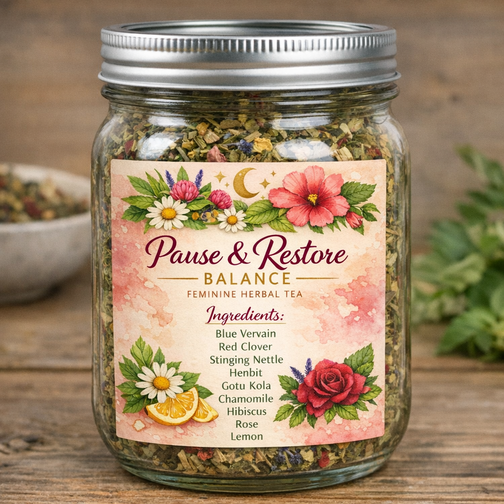 Pause & Restore Balance Feminine Herbal Tea